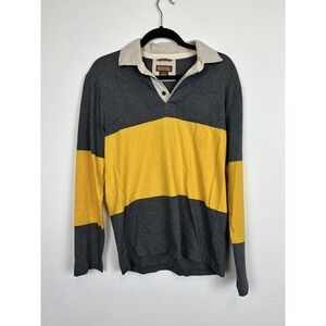 Michael Michael Kors Mens collared polo long sleeve 100% cotton shirt sz Sm